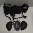 VELPEAU Hernia Belt for Men & Women - Bilateral/Double Inguinal, Groin Hernia Support Truss Underwear Briefs, Pain Relief Recovery Adjustable Strap with 2 Removable Medical Compression Pads (Black, L)