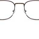 Retro 80s Square Glasses - Premium Non-Prescription Clear Lens for Women, Men & Teens | Walter White Style Fashion Tea Frame