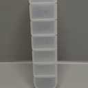 XL AM PM Pill Organizer 2 Times a Day, Fade Resistant Weekly Pill Box 7 Day, Double-Sided 14 Extra Large Compartments for Vitamins, Fish Oil, Supplements & Gummies (White)