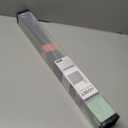 AOSKY Blackout Roller Shades Cordless Blinds for Windows, Free-Stop Shades with Valance, Thermal Insulated Fabric, UV Protection, Natural Woven Blinds for Home and Office (22" W x 72" H, Black)