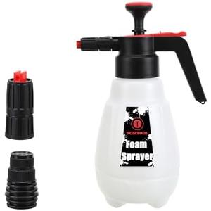 Foam Sprayer, Foaming Pump Blaster Hand Pressure Snow Foaming Cannon Water Blaster, Hand Pressurized Soap Sprayer Manual Foam Cannon Car Wash