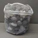 150 PCS Ball Pit Balls 2.1-2.2” Free Crush Proof Plastic Ball for Baby and Toddler -Grey/White Colors with Zip Storage Bag,Baby Pool Water Toys,Kiddie Pool