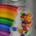 Learning Resources Rainbow Sorting Set, fine Motor, Sorting, Patterning & Addition Skills, Toddler Educational Toys, Sensory Tray