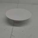 Wedding Cake Stand, White Cake Stand for Smaller Than 10 Inch Cakes, Christmas Porcelain Cake Plate for Party, Baby Shower, Birthday, Home Decorating Stand White
