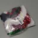 Newborn Christmas Outfit Baby Girl Plaid Romper Dress Infant Ruffle Long Sleeve Ribbed Bodysuit Headband Clothes (0-3 Months)