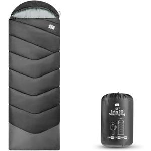 Sleeping Bags for Adults Warm Weather Sleeping Bags, Portable, Waterproof, 3lb Lightweight Sleeping Bag for Tall Girls Boys with Compression Sack for Warm Camping, Hiking, Outdoor