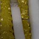 DN DECONATION 4PCS Flameless Christmas Tree Candles with Remote, LED Christmas Flameless Taper Advent Candles Battery Operated, Gold Tree Shaped Fake Candle Sticks for Table Decor Window Decorations (Set of 4)