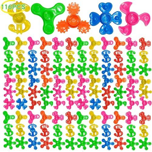 Nbguigdstr Fidget Spinners Bulk-Mini Fidget Spinner Toys for Kids Teens Adults Birthday Party Favors,Return Gifts,Goodie Bags Stuffers,Party Games,Classroom Rewards Carnival Prizes (24)