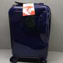 Somago 4 Piece Kid's Luggage with Backpack Set for Boys Girls Spinner 18" Hardside PC Rolling Carry on Suitcase with TSA Lock (Seashell Navy)