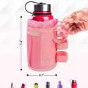 Bike Cup Holder, Water Bottle Holder Handlebar for Bike with Mesh Pockets, Universal Fabric Bicycle Water Bottle Drink Cup Cage for Cruiser Bikes, Scooter, Mountain MTB, Stroller, Wheelchair, Boat