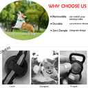 Lionheart glory Airtag Dog Collar Clover Collar for Large Dogs, Green Dog Collar with Airtag Hloder Spring Dog Collar Heavy-Duty Dogs Collar Adjustable