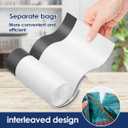 20 Gallon Large Drawstring Trash Bags 120 Counts, Fit 20-21 Gal Trash Can, Heavy Duty Tall Kitchen Garbage Liners, Large Trash Bags Size Chart for Home/Office, Outdoor Lawn & Leaf Bags, White