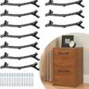 Bivethoi 10 Pack Twig Branch Drawer Handles Black Tree Branch Cabinet Pulls, 3-3/4 Inch Hole Center Zinc Alloy Farmhouse Cupboard Handles, Rustic Drawer Pulls Decorative Dresser Handles for Kitchen