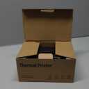 Mvgges Shipping Label Printer,Bluetooth 4x6 Thermal Label Printer for Small Business Office or Home, Compatible with Android, iOS, Windows and Mac, Widely Used for Amazon,Ebay,USPS,Etsy (Black)