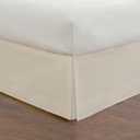 Fresh Ideas Classic 14 Drop Length, Pleated Styling Bedding Tailored Bedskirt, King, Ivory, FRE20114IVOR04