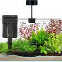Fish Tank Starter Kits, Low Iron Glass Aquarium with Filter, Led Light for Aquascape DIY Small Betta Fish Tank (6 Gallons)