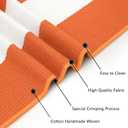 IOHOUZE Fall Door mat 3x5 Ft Orange White Striped Area Rug Washable Front Porch Rug Striped Door Mat Outside Entrance Entryway Doormat for Fall, Halloween, Thanksgiving Porch Decor