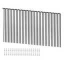 Goucrro 13G Bicycle Spokes 2.3mm Steel 70-300mm Bike Spokes Black Wheel Spokes with Nipples for Mountain Bike E-bike Tricycle Wheels(Black,13G-150mm)