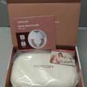 Momcozy M5 Smart APP Controlled Wearable Breast Pump, Hands-Free Wireless Electric Pump, 3 Modes 9 Suction Levels, BPA-Free, Portable Lightweight, 24mm Flange, 2-Pack Cozy Red