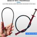 Heavy Duty 4-in-1 Telescoping Magnetic Pickup Tool Set  Flexible Claw Grabber, 16LB Magnet Stick, 2LB Pocket Magnet Pen, 360 Inspection Mirror for Mechanics and DIY