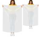 Hushee 2 Pack Extra Large Silicone Mat Place Mats Table Protector Craft Heat Resistant Mat for Kitchen, Painting(White,24 x 36 Inches)