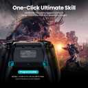 VOYEE Switch Controllers Compatible with Switch/Lite/OLED, Programming Wireless Pro Controller with Motion Control, Vibration, Wake-up, Turbo, Screenshot (Gray)