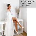 Bride Slippers,Bride Slippers for Wedding Day,Pearl Bride Flip Flops,White Slippers for Bride, Future Mrs Gifts Bride To Be Gifts Bridal Party Gifts Bridal Shower Gift (White)