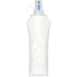 Running Vest Soft Flask, BPA-Free 500ml Collapsible Water Bottle for Hydration Backpack, Folding Running Water Bottle for Running Hiking Cycling Climbing (White, 500 ML)