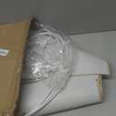 Burlap Empire Lamp Shades Set of 2, 6" Top x 16" Bottom x 10.8" High, Brown Lamp Shades for Table Lamps Floor Lamps, Natural Linen Lampshades Replacement, Spider, Harp Holders Included, Easy Assembly