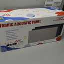 4 PCS Fabric Acoustic Panels,24''x12''x2'' Sound Proof Panels for Walls,Acoustic Wall Panels, Self-adhesive Soundproof Wall Panels for Echo Absorption for Home Studio Office (flaxen