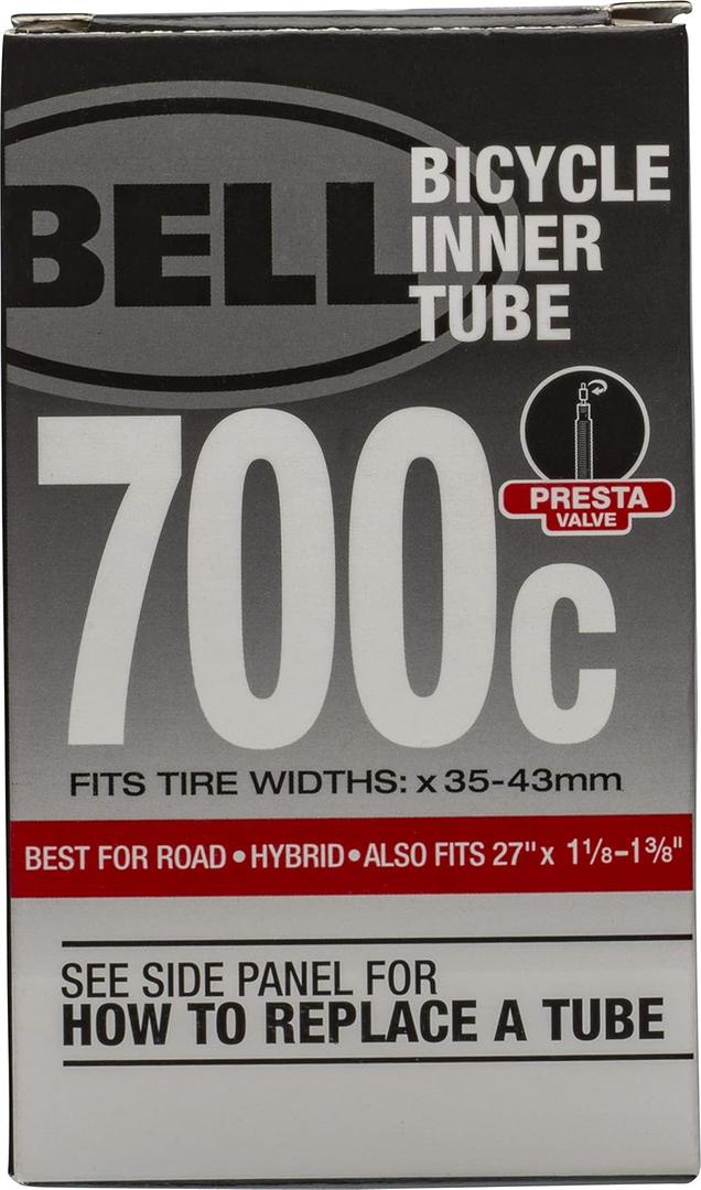 Bell Standard Bicycle Inner Tubes (700 x 35/43c, Presta Valve)
