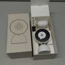 Google Nest Cam Indoor (Wired, 3rd Gen) - Security Camera with 2K Video and Gemini, Night Vision, 2-Way Audio, Works with Google Home - 2025 Model - Snow