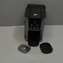 Hot & Iced Coffee Maker with Bold Setting, Single Serve Coffee Maker for K Cup and Grounds, 6-14 Oz Brew Sizes, 50 Oz Removable Water Tank, One Cup Coffee Machine with Reusable Filter, Black