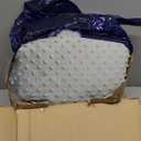 Baby Floor Play Mat for Playpen, Extra Thick 50"x50" Padded Mat with Ultra Soft 3D Minky Dot & Removable Washable Cover, Non-Slip & Safe for Crawling,Tummy Time,Infant/Toddler (Grey)