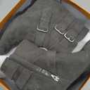 UNISA Women's SUEDE ANKLE BOOTS Gray 4" WEDGE HEEL Size 7 1/2