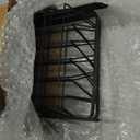 Dicunoy Metal Storage Basket with Handles, 2 Tier Wire Snack Organizer Bin for Office Cournertop, Rustic Black Basket for Home, Kitchen, Pantry, Fruit, Coffee, Pasta, Bathroom, Living Room