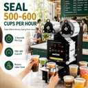 WantJoin Cup Sealing Machine Automatic Commercial Boba Sealer
