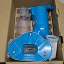 U.S. Pool Supply Handheld Pool Vacuum Cleaner - Manual Rechargeable Pool Vacuum for Above Ground Pools, Hot Tub Spa Vac - Cordless, Powerful Suction, Inground, Scrub Brush Head, Cleaning Leaves Debris
