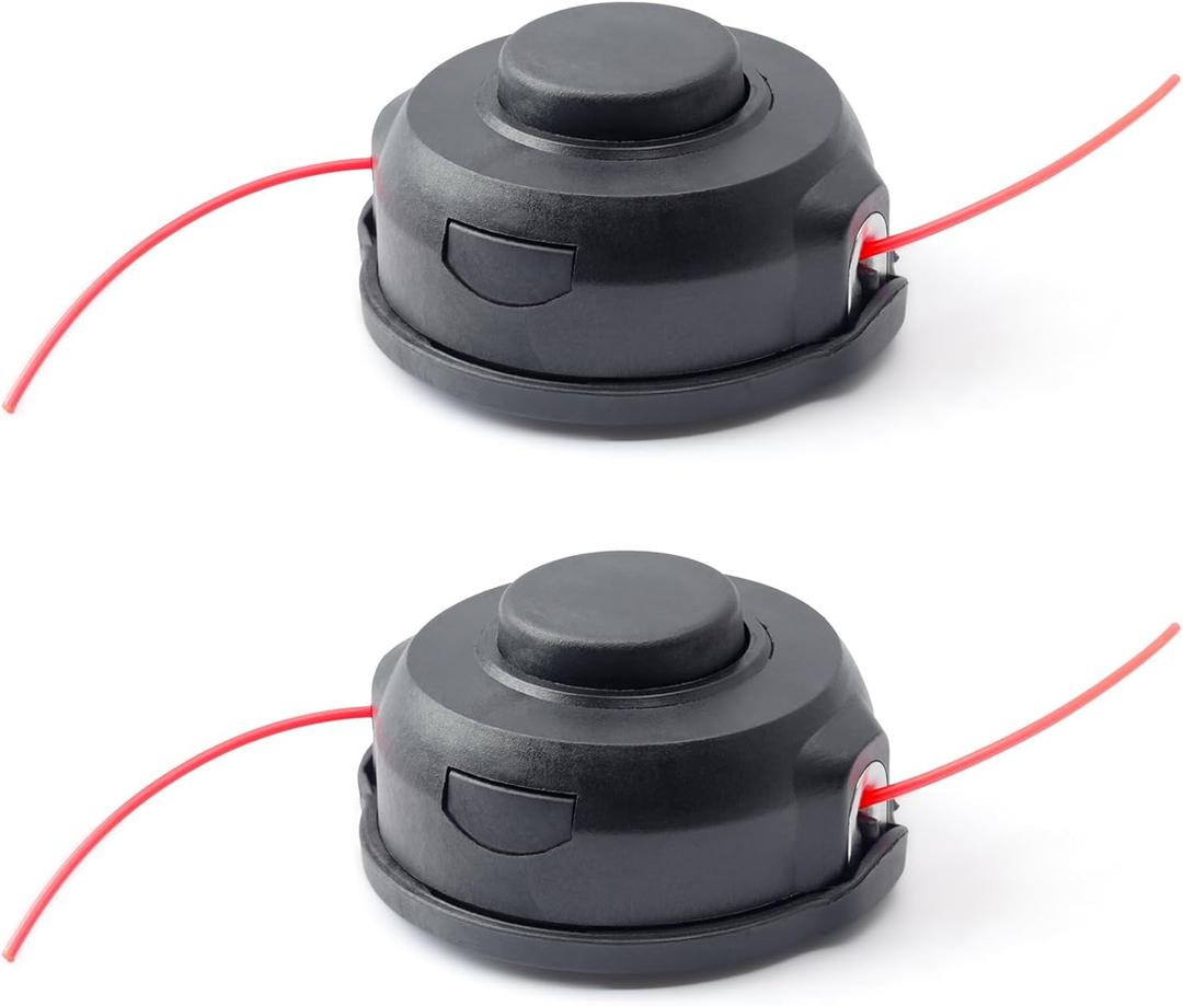 2 Pack 198386-5 Bump & Feed Trimmer Head Compatible with Makita 18V X2 LXT (36V) XRU11Z XRU12 XRU04Z Lawn Mower M8 X 1.25 LH Direct Replacement Parts