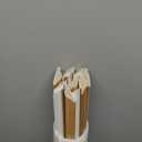 3 Set Peel and Stick Wall Molding Kit, 24 x 24 Inches Premade Accent Molding Wainscoting Panel for Interior Wall Moulding Decor, Ready to Assemble Wainscoting Accent Panel (Gold Color)