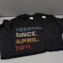 15 Years Old Legend Since April 2011 15th Birthday T-Shirt, M