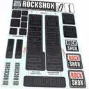 RockShox Decal Kit, 30/32mm, Stealth Black