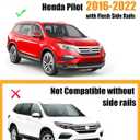 KINGGERI 300lbs Roof Racks Cross Bars Fit for Honda Pilot 2016-2022 with Flushed Side Rails,All Aluminum Heavy Duty Roof Rails Crossbars for Rooftop Cargo Basket Carrier Bag Luggage Rails Kayak
