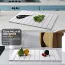 Dish Drying Mat For Kitchen Counter Diatomaceous Earth Quick Dry Mat 23.6*15.4 Inch Fast Drying Bathroom Mat Black