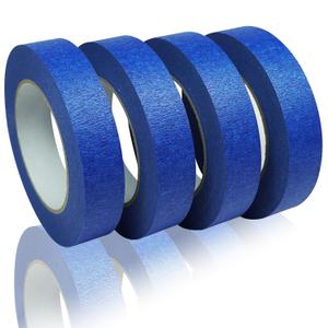Painters Tape 1 Inch Wide, 4-Pack Blue Tape for General Purpose Use, 1 Inch X 55 Yards X 4 Rolls, 220 Yards in Total