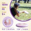 Frisbee Outdoor Flying Disc 160g, 10.5 Inch Sports Disc, Durable and Flexible, for Outdoor Beach Backyard Family Fun