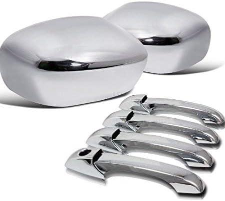 Chrome Door Handle Cover and Mirror Cover Set for 05-10 Chrysler 300 300C (NOT for R/T & SRT8 Model) / 2005-2008 Dodge Magnum