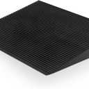 4" Rise Lightweight EVA Threshold Ramp for Wheelchairs, Walking, Scooter, 36" L x 24" W Driveway Curb Handicap Ramp with Non-Slip Surface for Doorways Home Bathroom, 800 lb Load Capacity