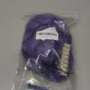 Miss U Hair 90cm Thick and Long Purple Braided Ponytail Wig Clip In Purple Ponytails Wigs with Gold Hair Accessories Halloween Party (Average)