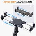 Coolpow Cup Holder Tablet Holder for Car15" Height Adjustable Car Cup Holder ipad Car Mount for Truck Stand Car Tablet Holder Multi Angle Car Mount for All 4.7"-13" Apple iPad Samsung Galaxy Tab